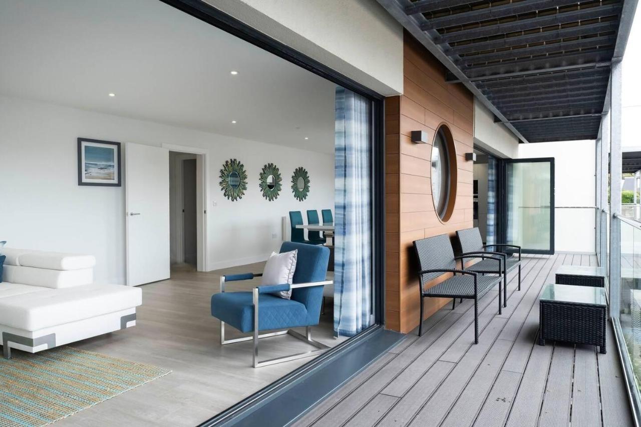 4Br-8Guests-Balcony-Beachview-Pool-Pets Woolacombe Exteriör bild